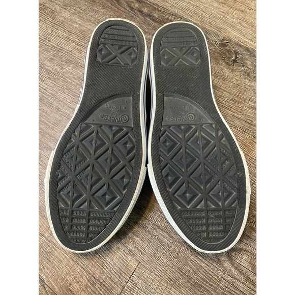 CONVERSE ALLSTAR Boat Style Sneakers Gray Canvas Youth 3 Women’s 5.5 - Picture 10 of 12